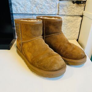 Cozy Tan Suede Ankle Boots